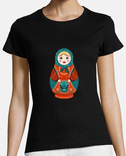 Playera matrioshka russian dolls