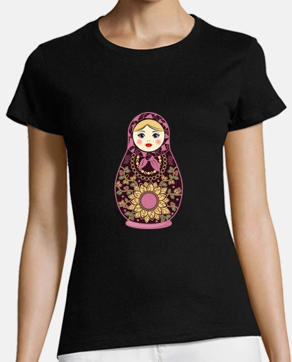 Playera matrioshka russian dolls