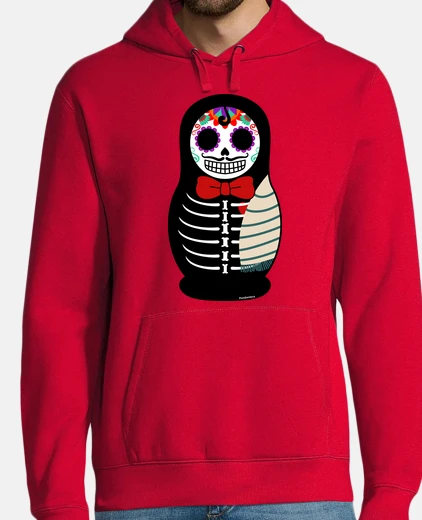 Sudadera Matrioska hombre Día de los muertos