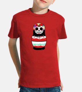 Matrioska mujer Día de los muertos