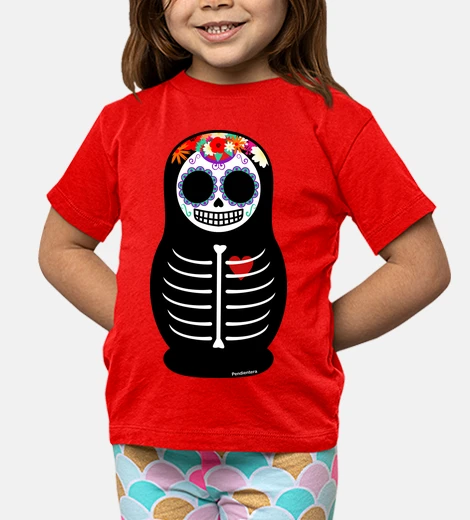 Kids matryoshka day of the dead
