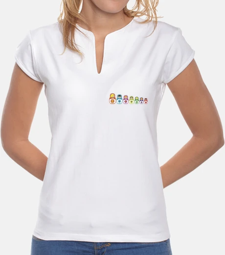 T-shirt Matryoshkas - Collo Mao