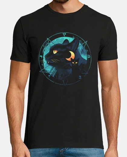 T-shirt matti la camicia gatto malvagio uomo