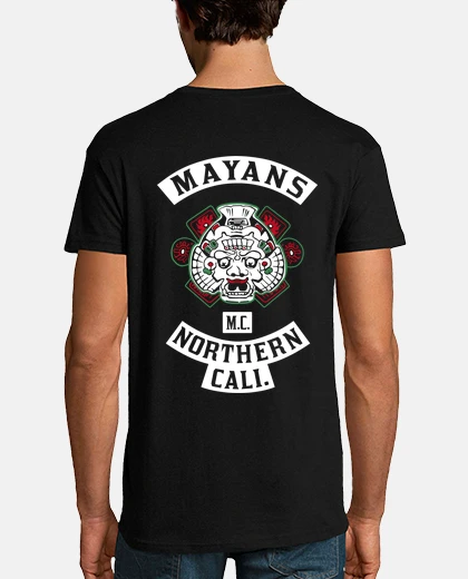 Playera Mayans M.C. Northern Cali. - El Padrino - Impresión Delante y Detrás