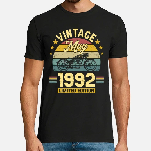 Camiseta 30 Cumpleaños 'Nacido En Octubre 1995' - Estilo Vintage, Manga Larga, Regalo Divertido