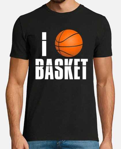 Playera me encanta el baloncesto. humor de baloncesto