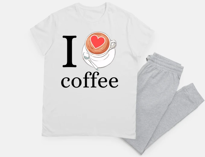 Pijama Me encanta el café - I love coffee