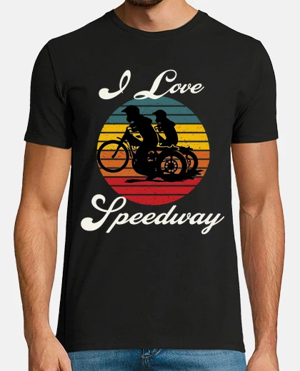 Camiseta me encanta la pista de carreras