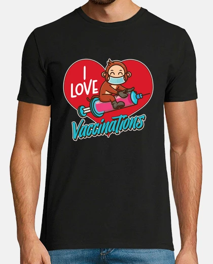 Camiseta me encanta la vacunación vax completame