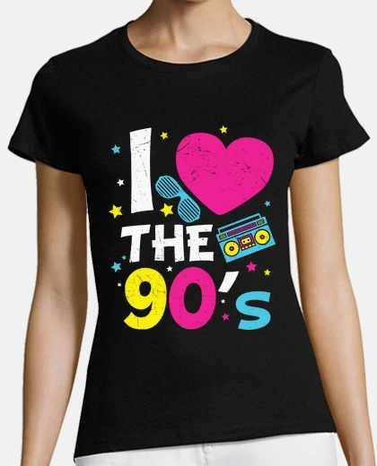 Playera me encantan los 90