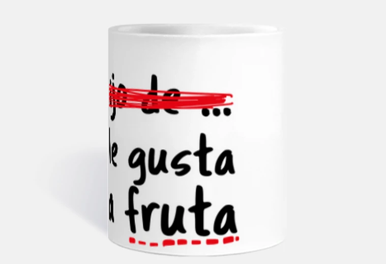Taza Me gusta la fruta