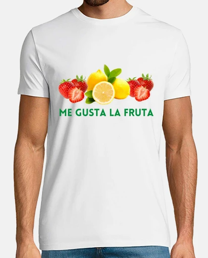 Playera me gusta la fruta