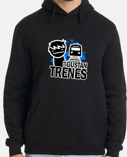 Sudadera Me gustan los trenes (I like Trains) OF