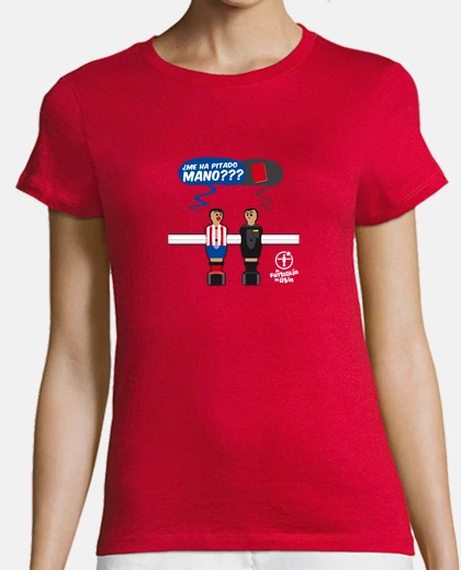 Playera ME HA PITADO MANO Atlético LOGO BLANCO