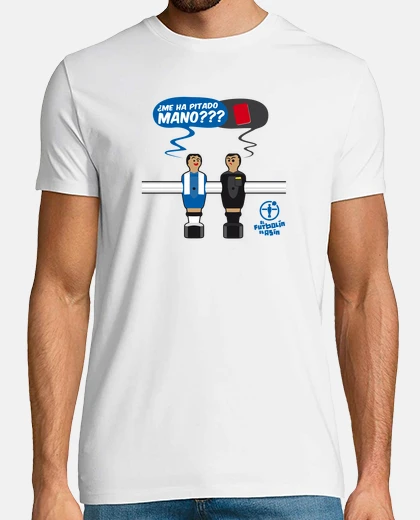 Camiseta ME HA PITADO MANO Espanyol LOGO AZUL
