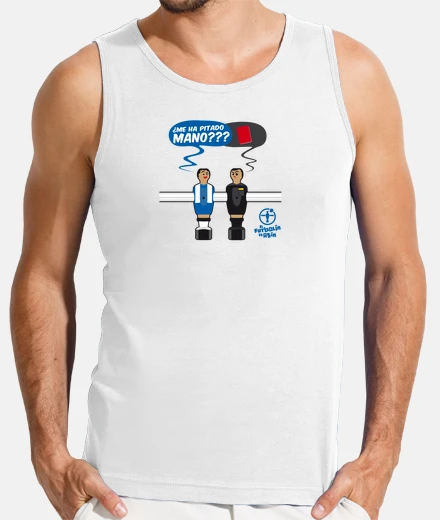 Camiseta ME HA PITADO MANO Espanyol LOGO AZUL
