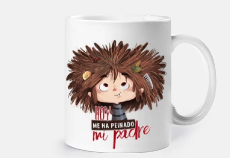 me ha peinado mi padre
