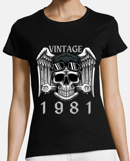 Playera mecánica vintage 1981