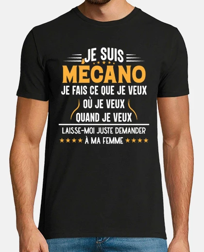 Tee-shirt Mecano Idee Cadeau Pour Mon Mari Humour