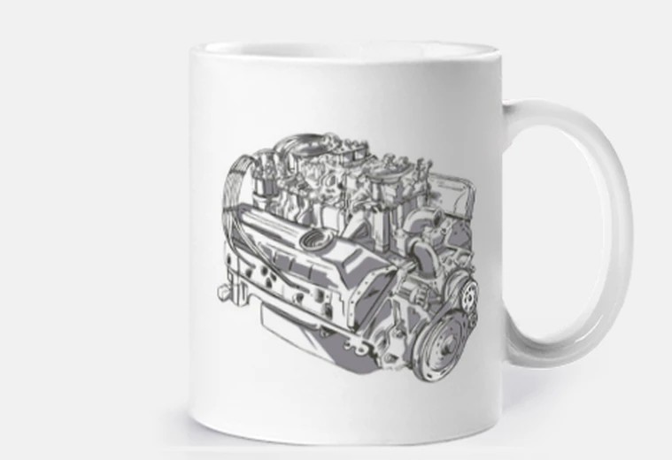 Tazza meccanico auto show personalizzabile tazza di caffè tè latte