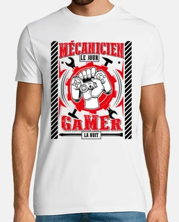 mechanic by day gamer by night gift