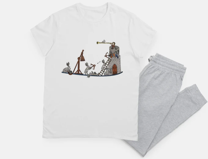 Pajama medieval rabbit siege