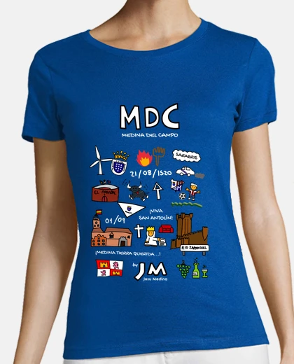 Playera Medina del Campo (Texto Blanco) - Jesu Medina)
