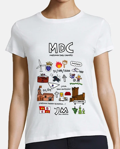 Playera Medina del Campo (Texto Negro) - Jesu Medina