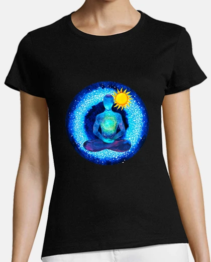Tee-shirt Méditation yoga soleil