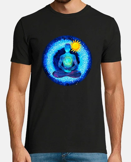 T-shirt meditazione yoga del sole
