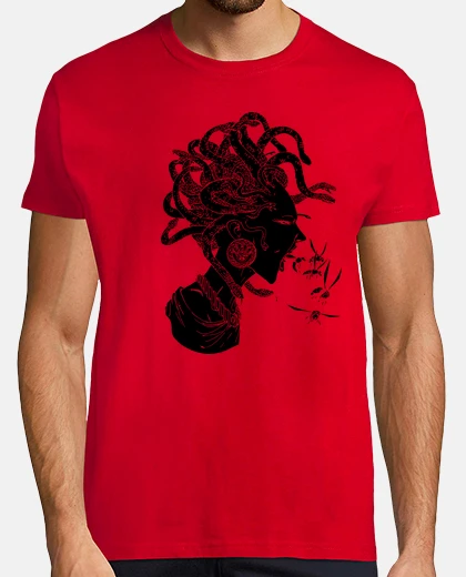 Camiseta medusa negra