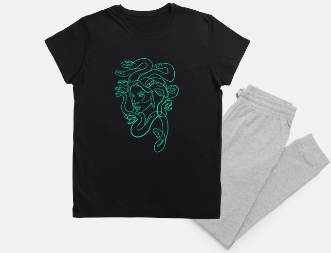 Pyjama medusa single line