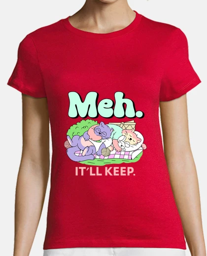 T-shirt meh manterrà il divertente vintage retr