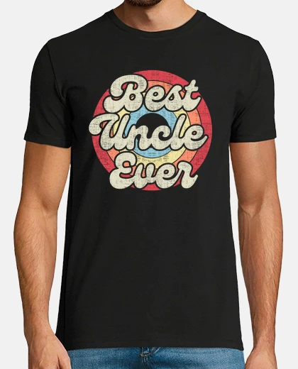 Tee-shirt meilleur cadeau oncle parrain rétro
