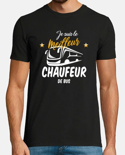 Tee-shirt Meilleur chauffeur de bus