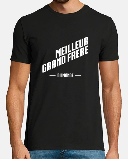 Tee-shirt MEILLEUR GRAND FRÈRE DU MONDE