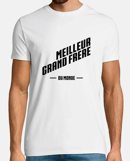 Tee-shirt MEILLEUR GRAND FRÈRE DU MONDE