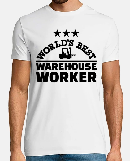 Tee-shirt meilleur ouvrier de l'entrepôt du monde