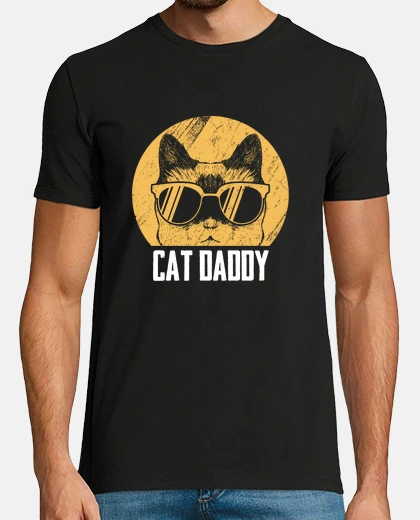 Tee-shirt meilleur papa chat