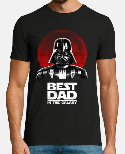 Tee-shirt Meilleur papa de la galaxie idee de cadeau pour la fete des peres