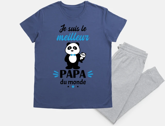 Pyjama Meilleur papa du monde, cadeau père