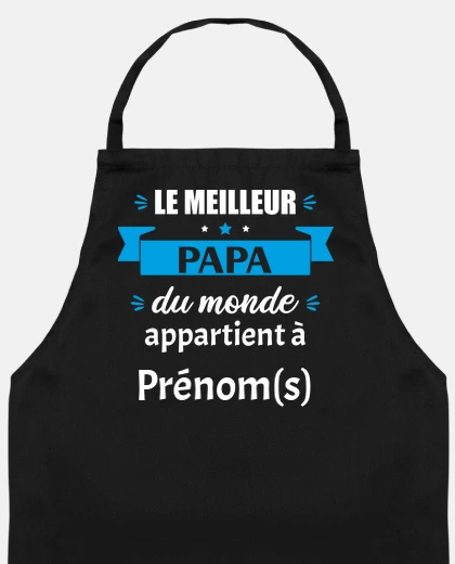 Meilleur papa personnalisé, cadeau