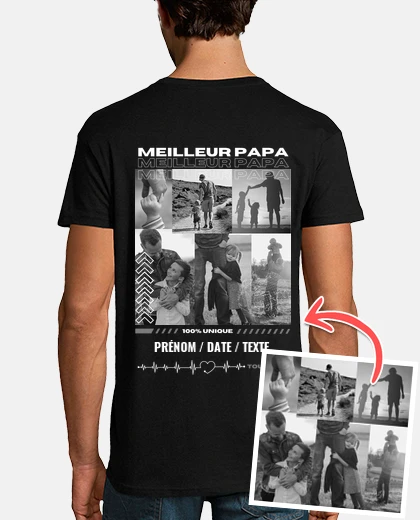 Meilleur Papa Tshirt - BW