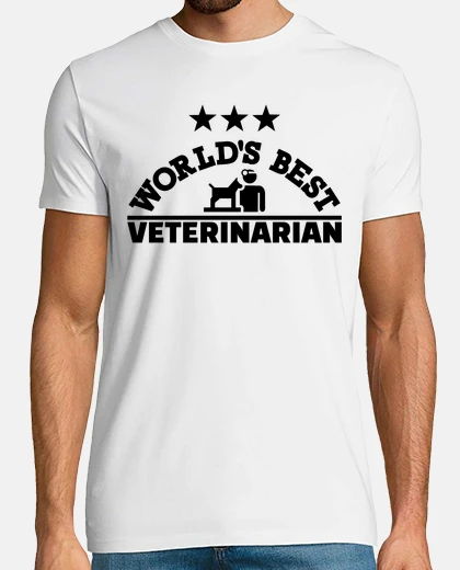 Tee-shirt meilleur vétérinaire de monde