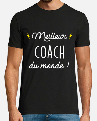 Tee shirt sport meilleur coach du monde