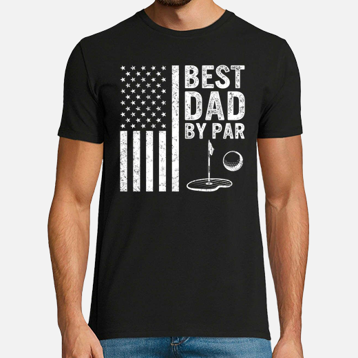 meilleur papa par chemise cadeau de fête des pères de femme balle de golf tee sport hommes tee drôle