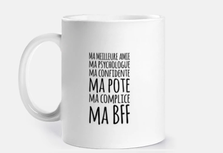 Mug Meilleure amie cadeau