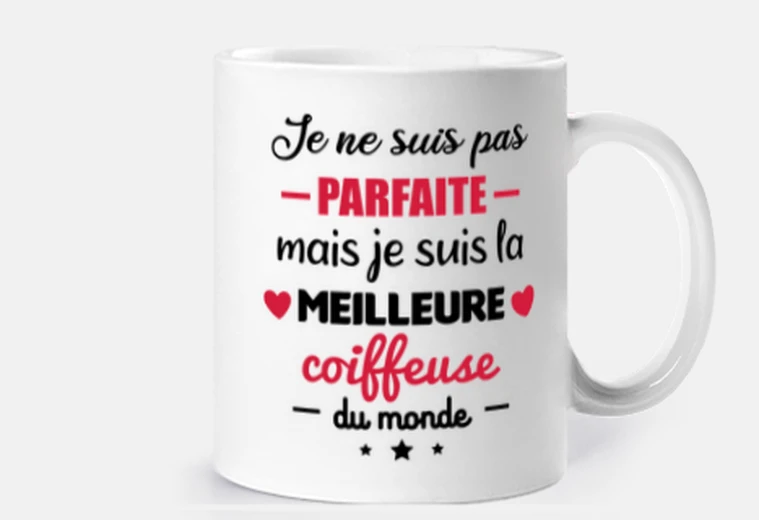 Mug Meilleure coiffeuse idée cadeau