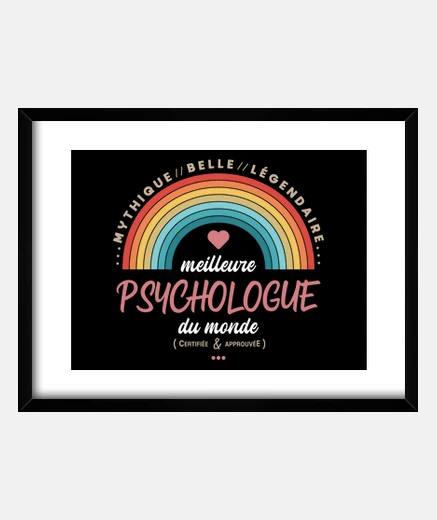 Cadre Meilleure psychologue du monde