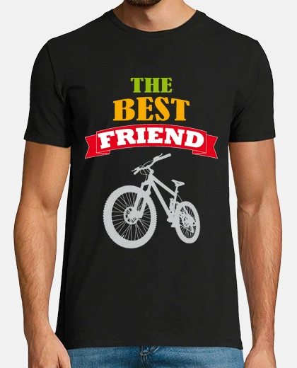 Camiseta mejor amigo, bicicleta